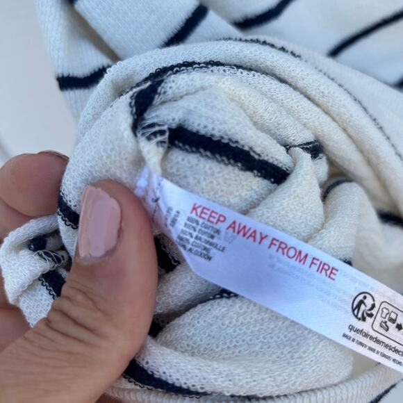 Daily Practice by Anthropologie Striped Mini Shift Dress, Cotton, Sleeveless, XS - Picture 4 of 5